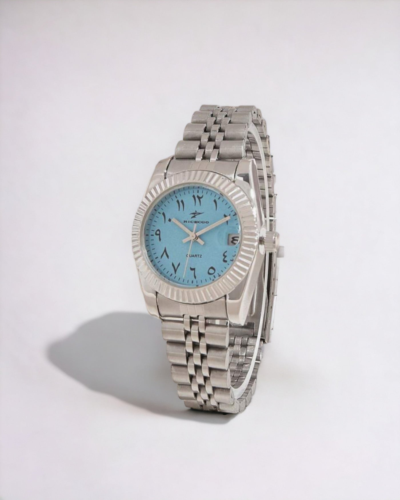 Arabic Watch Blue Dial - Femme